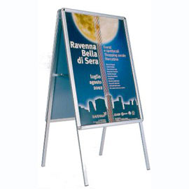 Cavalletto bifacciale con 2 cornici a scatto 50x70