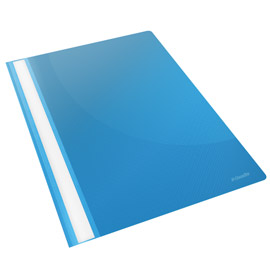 Cartellina ppl con fermafogli 21x29,7 azzurro report file esselte