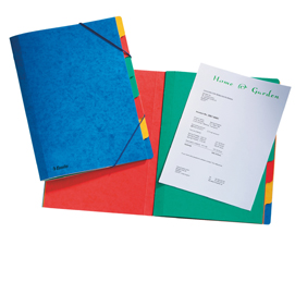 Cartella monitore rainbow 7 divisori 26x34,5cm esselte