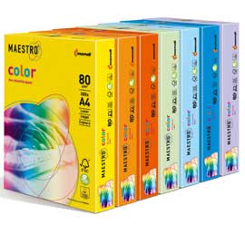 Carta maestro color a4 210x297mm 160gr 250fg arancio forte or43 mondi