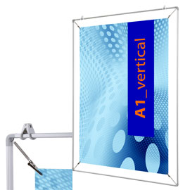 Cornice con pinze x f.to 50x70cm poster stretch