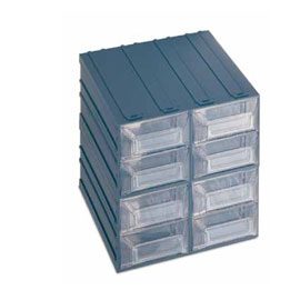 Cassettiera vision 15 grigio + 8 divisori terry