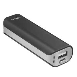 Caricabatteria powerbank 2200 nero trust