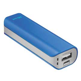 Caricabatteria powerbank 2200 blu trust