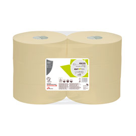 Carta igienica maxi jumbo 470mt riciclata kraft tech