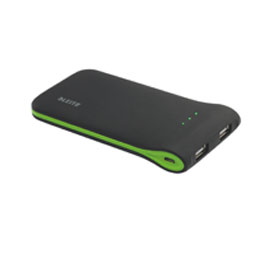 Caricatore portatile usb nero leitz complete