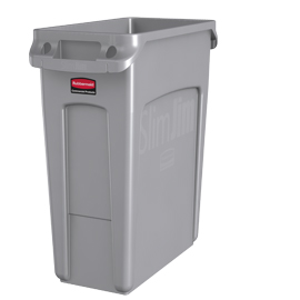 Contenitore slim jim 60lt grigio rubbermaid