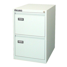 Classificatore kubo 2 cassetti per cart. Sospese bianco h 70cm