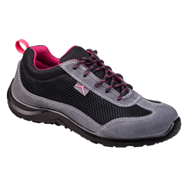 Calzatura di sicurezza como s1p src grgio/fucsia n°35
