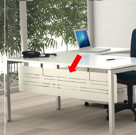 Controventatura 168x30cm per scriv. L 180 cm easy plus