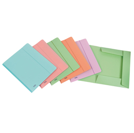 Cartella 3l c/elastico ppl pstel rosa f.to utile 24x33cm favorit