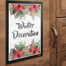 Cornice adesiva duraframe wallpaper a4-21x29,7cm nero durable