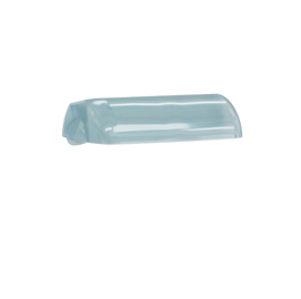 Coperchio fermasacco - per cestino gettacarta - 90 x 225 x 335 mm - bianco / azzurro - replast