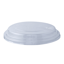 Coperchio in resina - per insalatiere tonde 750/1000 ml - diametro 15 cm - trasparente - signor bio - conf. 50 pezzi
