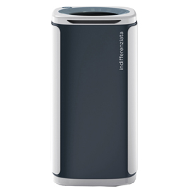 Cestino gettacarte wastee - per raccolta differenziata - 60 l - grigio - kobra