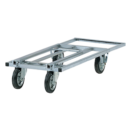 Carrello da lavoro - con manici pieghevoli - 250 kg - zincato - tecnotelai