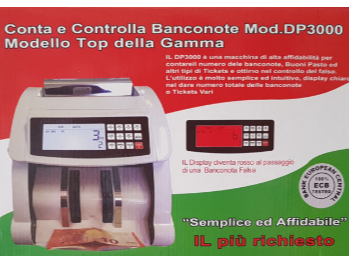 Conta e rileva banconote modello dp 3000
