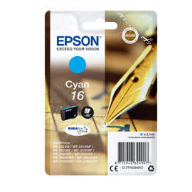 Cartuccia a pigmenti ciano epson durabrite ultra, serie 16/penna e cruciverba