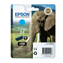 Cartuccia ciano claria photo hd serie 24 elefante