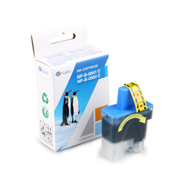Cartuccia ink gg ciano per print c/brother lc41cy-lc900cy