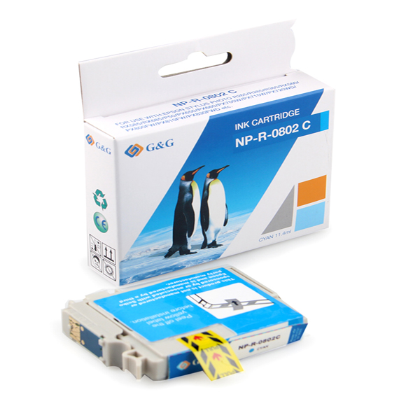 Cartuccia ink gg ciano per print c/epson t802
