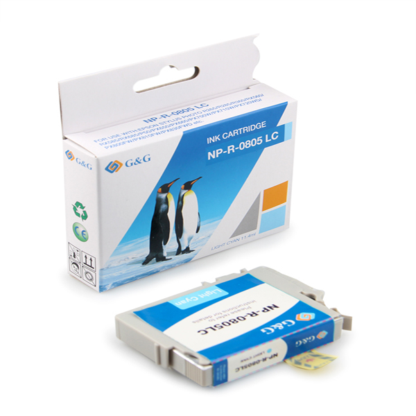 Cartuccia ink gg ciano chiaro per print c/epson t805