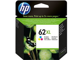 Cartuccia a getto d'inchiostro hp n. 62xl tri-color