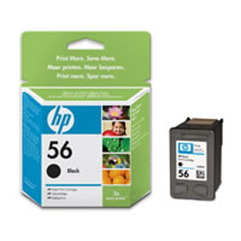 Cartuccia a getto d'inchiostro hp n.56 nero 19ml