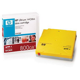 Cartuccia dati worm hp ultrium da 800gb