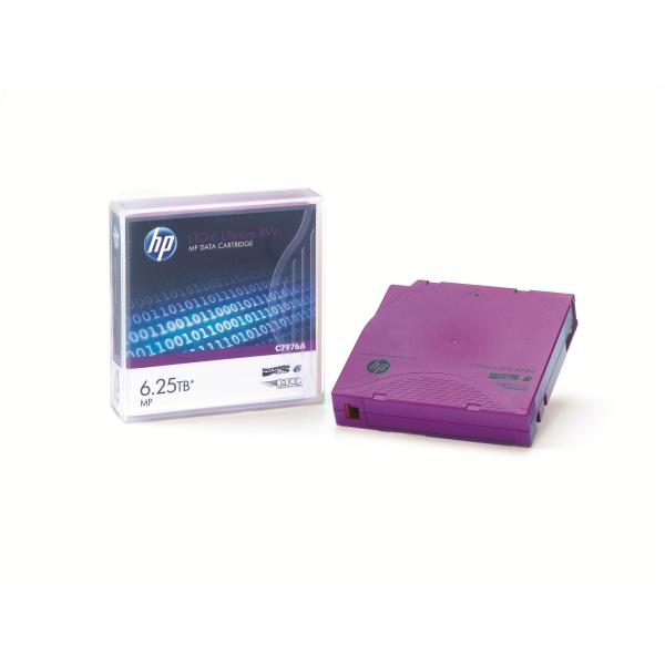 Cartuccia dati hp ultrium lto-6 6,25 tb mp rw