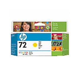 Cartuccia d'inchiostro hp 72 giallo da 130 ml con inchiostro hp vivera
