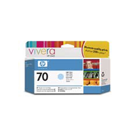 Cartuccia d'inchiostro hp 70 ciano chiaro con inchiostro hp vivera