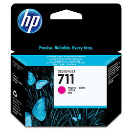 Cartuccia d'inchiostro hp 711 da 29 ml magenta