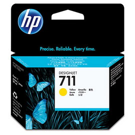 Cartuccia d'inchiostro hp 711 da 29 ml giallo