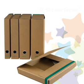 Cartella progetto c/elastico dorso 10cm aria10 fsc starline