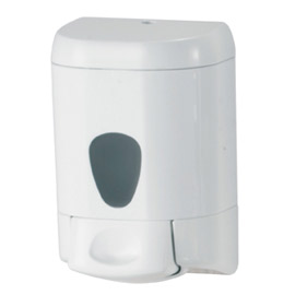 Dispenser a muro 0,55lt bianco per sapone liquido plus mar plast