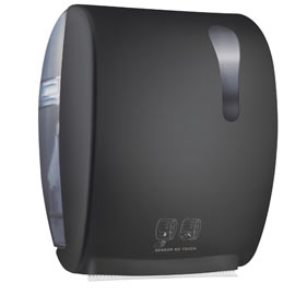 Dispenser asciugamani elettronico 875 kompatto advan nero soft touch