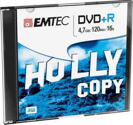 Dvd+r emtec4,7gb 16x slim case (kit 10pz)