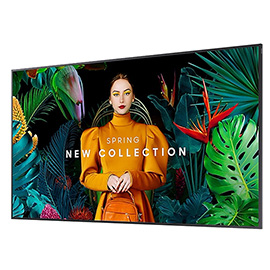 Display indoor 500nit qmc 43” 4k - vesa 200x200 - 9kg - 96x55cm - 3 anni garanzia on-site - uso vert. E orizzontale - samsung