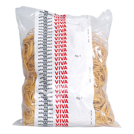 Elastico - gomma - d 20 mm - 1 kg - giallo - viva