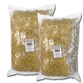 Elastico gomma giallo Ø100 sacco da 1kg markin