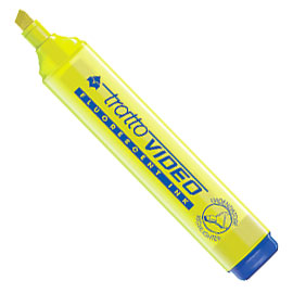 Evidenziatore tratto video giallo