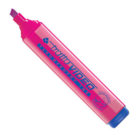 Evidenziatore tratto video fucsia
