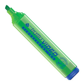 Evidenziatore tratto video verde