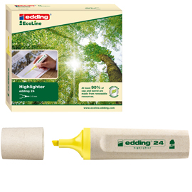 Evidenziatore 24 ecoline giallo edding