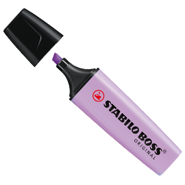 Evidenziatore stabilo boss pastel glicine 70/155