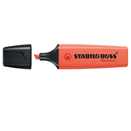Evidenziatore stabilo boss pastel rosa corallo 70/140