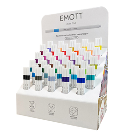 Expo 120 fineliner emott 0.4mm colori assortiti uni mitsubishi