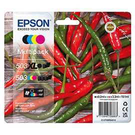 Epson multipack 503xl peperoncino bk/c/m/y_bk/std