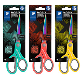 Forbice norix® - acciaio - 21 cm - colori assortiti - staedtler